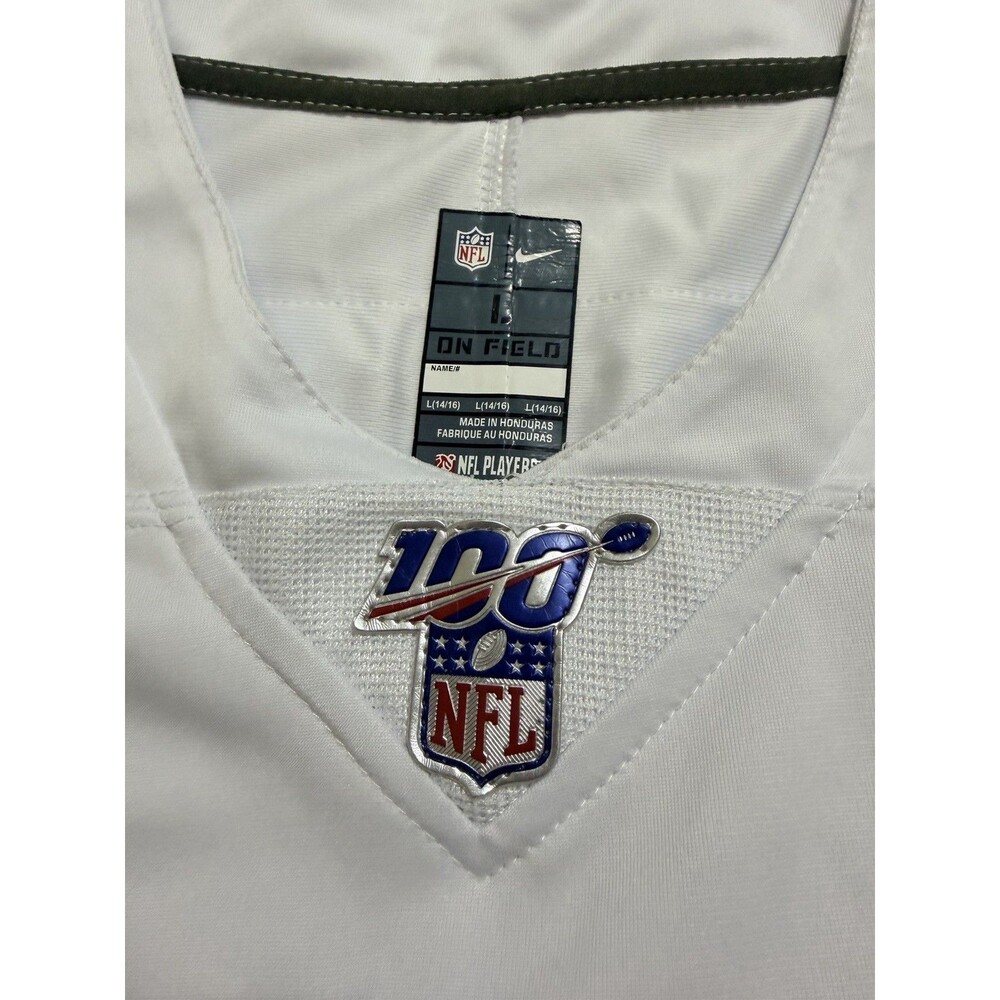 Justin Jefferson Minnesota Vikings Nike Football Game Jersey White Youth Size L - Picture 6 of 6